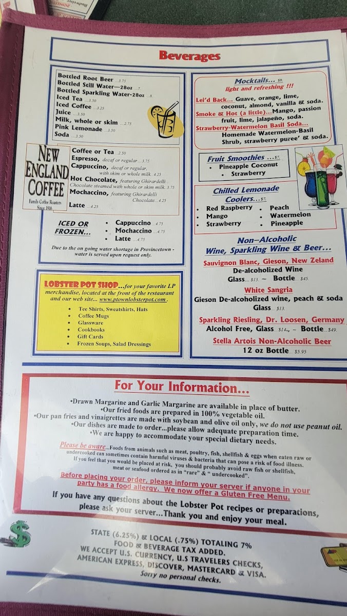 Menu The Lobster Pot-4