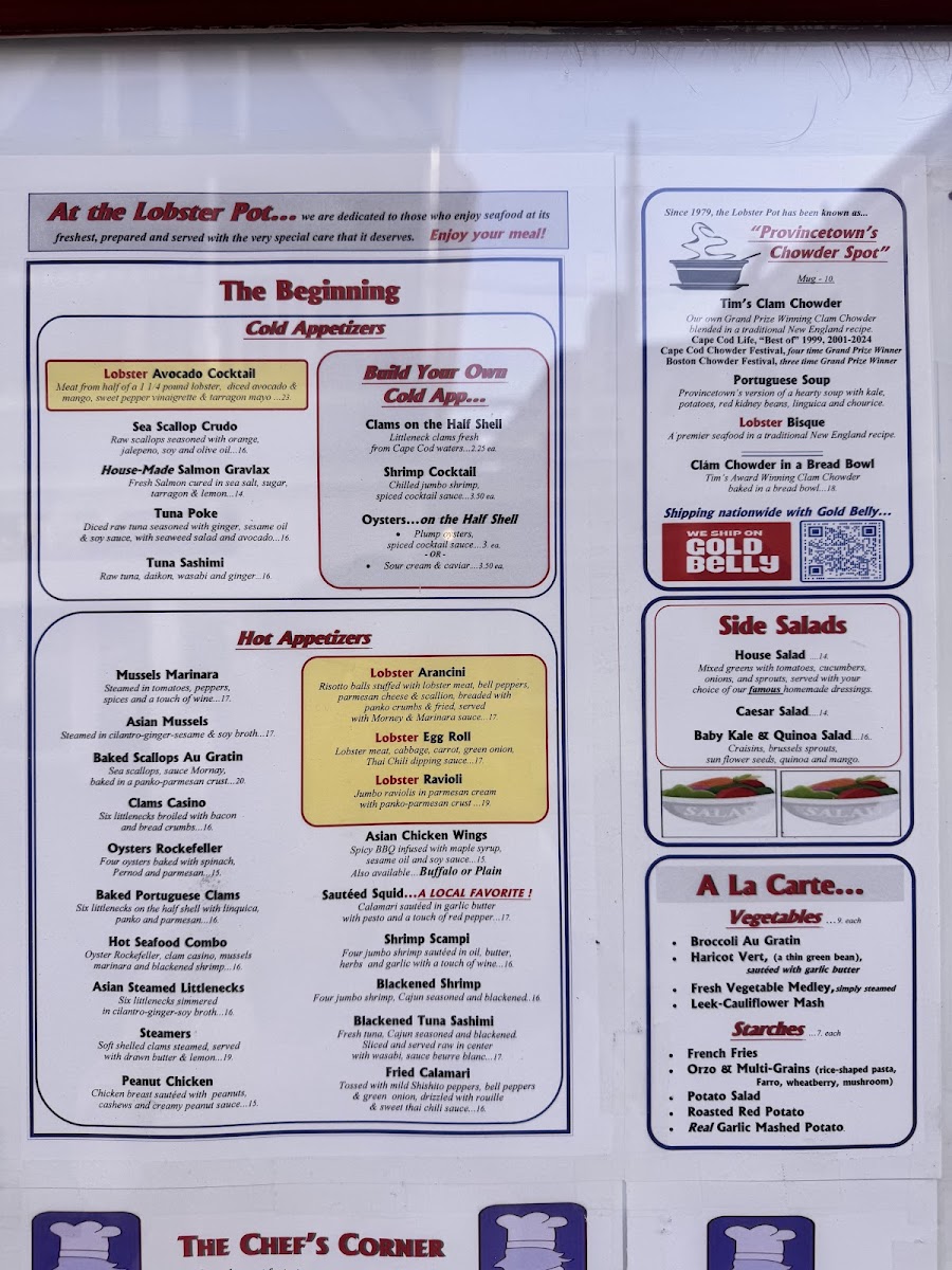Menu The Lobster Pot-5